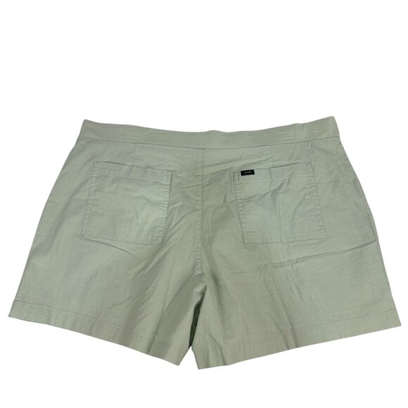 Lee Comfort Waistband Women’s XXL Soft Sage Cargo Shorts Lightweight - Picture 4 of 6